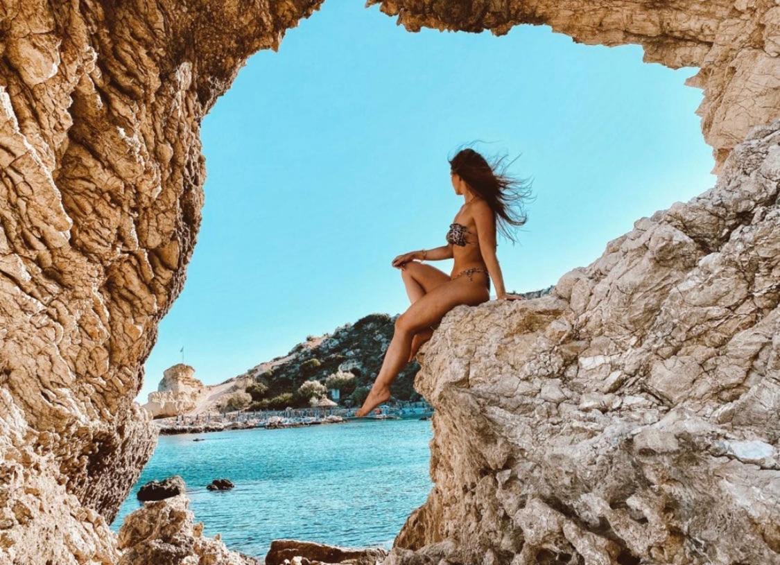 Grande Blue Suites With Private Bay Archangelos  Luaran gambar