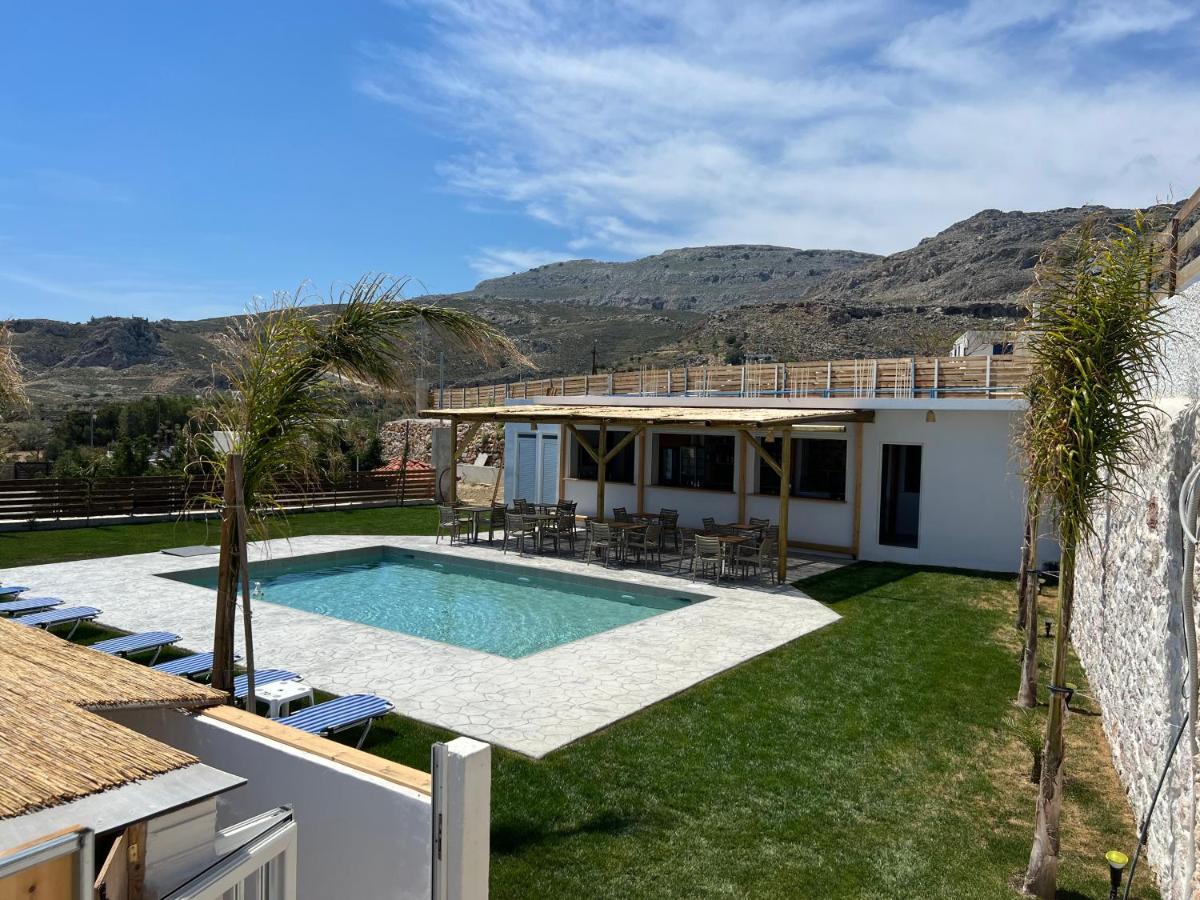 Grande Blue Suites With Private Bay Archangelos  Luaran gambar