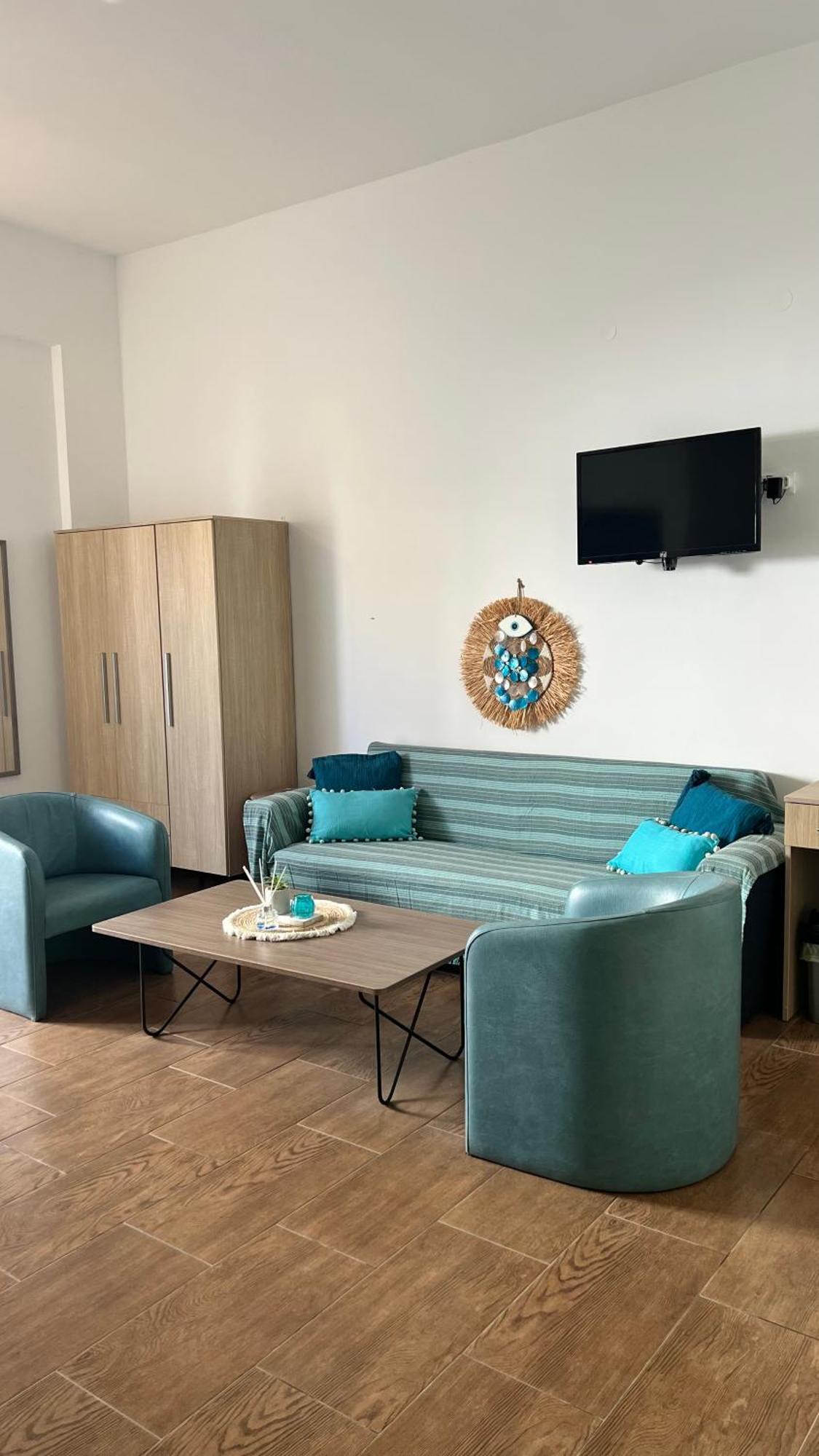 Grande Blue Suites With Private Bay Archangelos  Luaran gambar