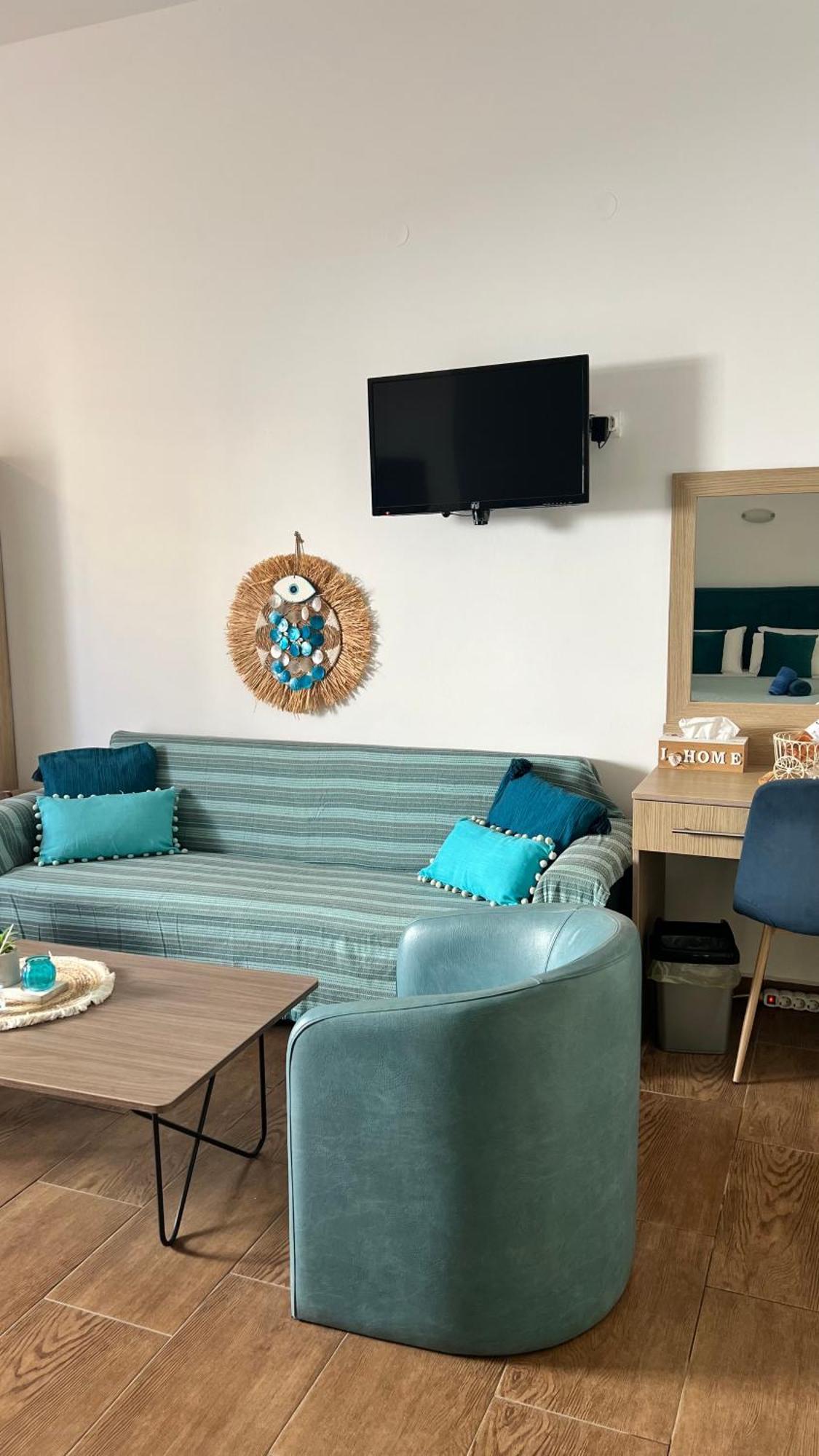 Grande Blue Suites With Private Bay Archangelos  Luaran gambar